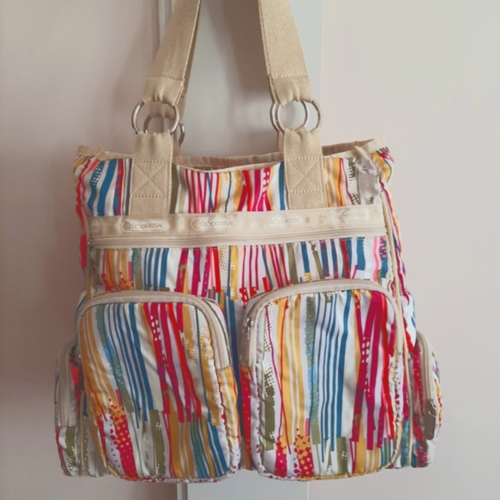 LeSportsac Multicolor Striped Women's Bag